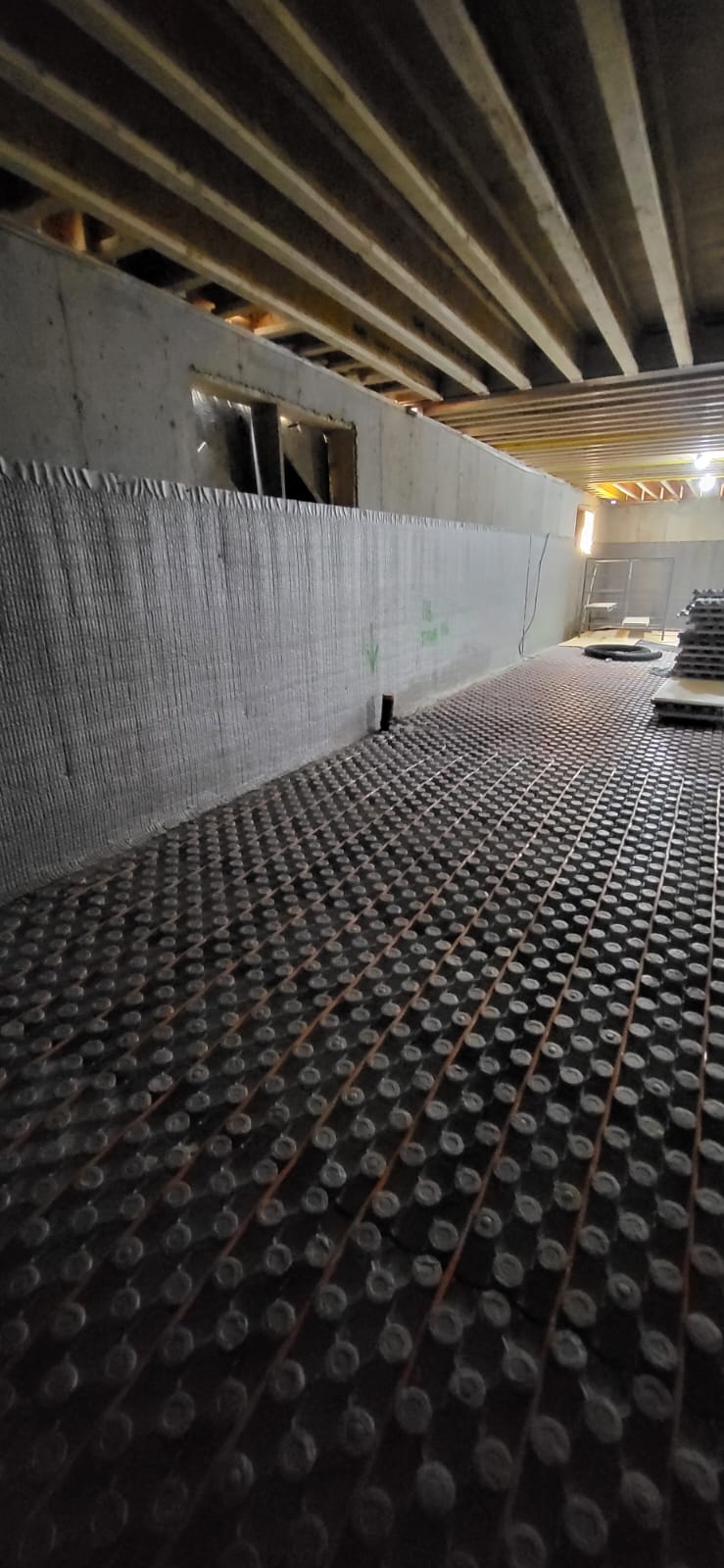 Basement lowering project by MP1 Construction