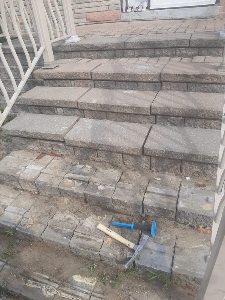 Steps repair project by MP1 Construction, photo 1 of 7