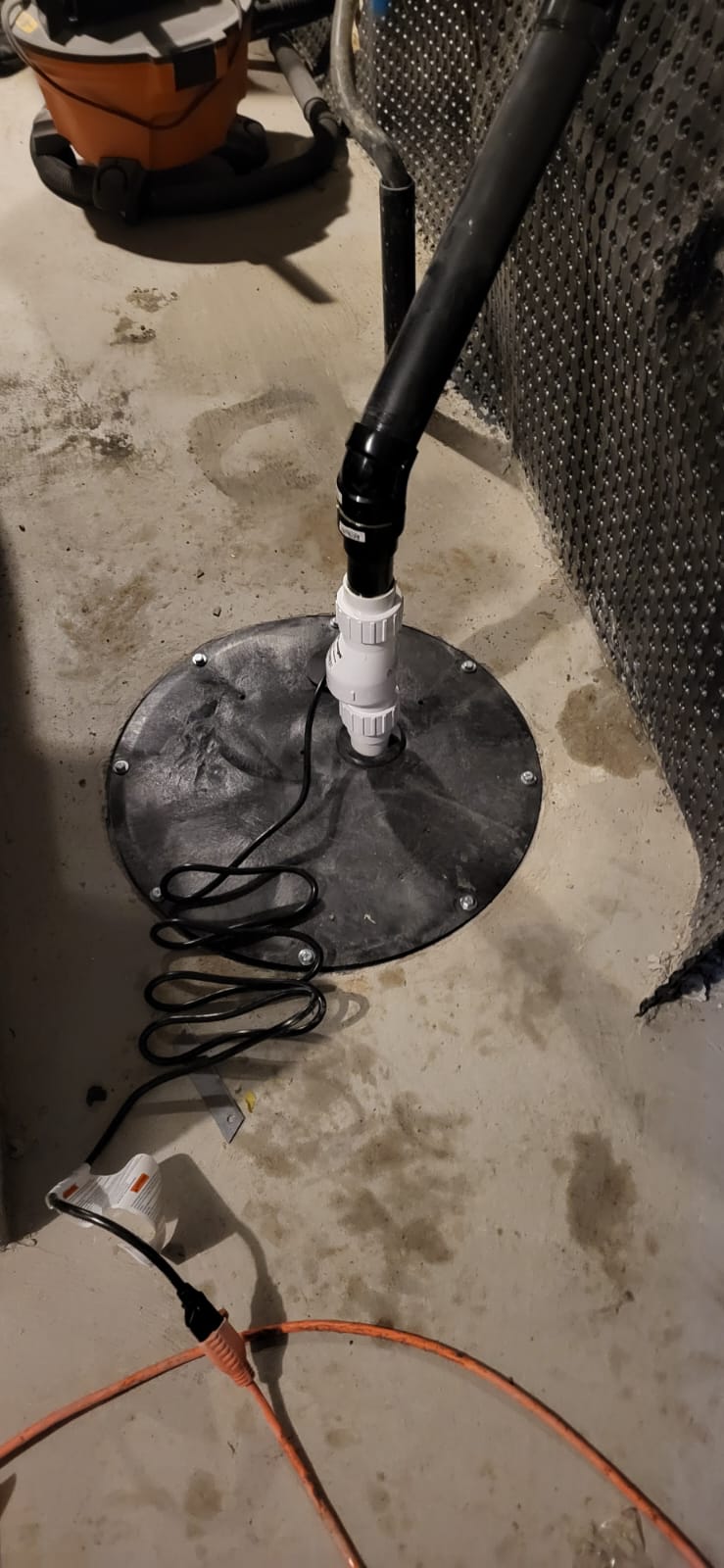 Sump pump project by MP1 Construction, photo 1 of 6