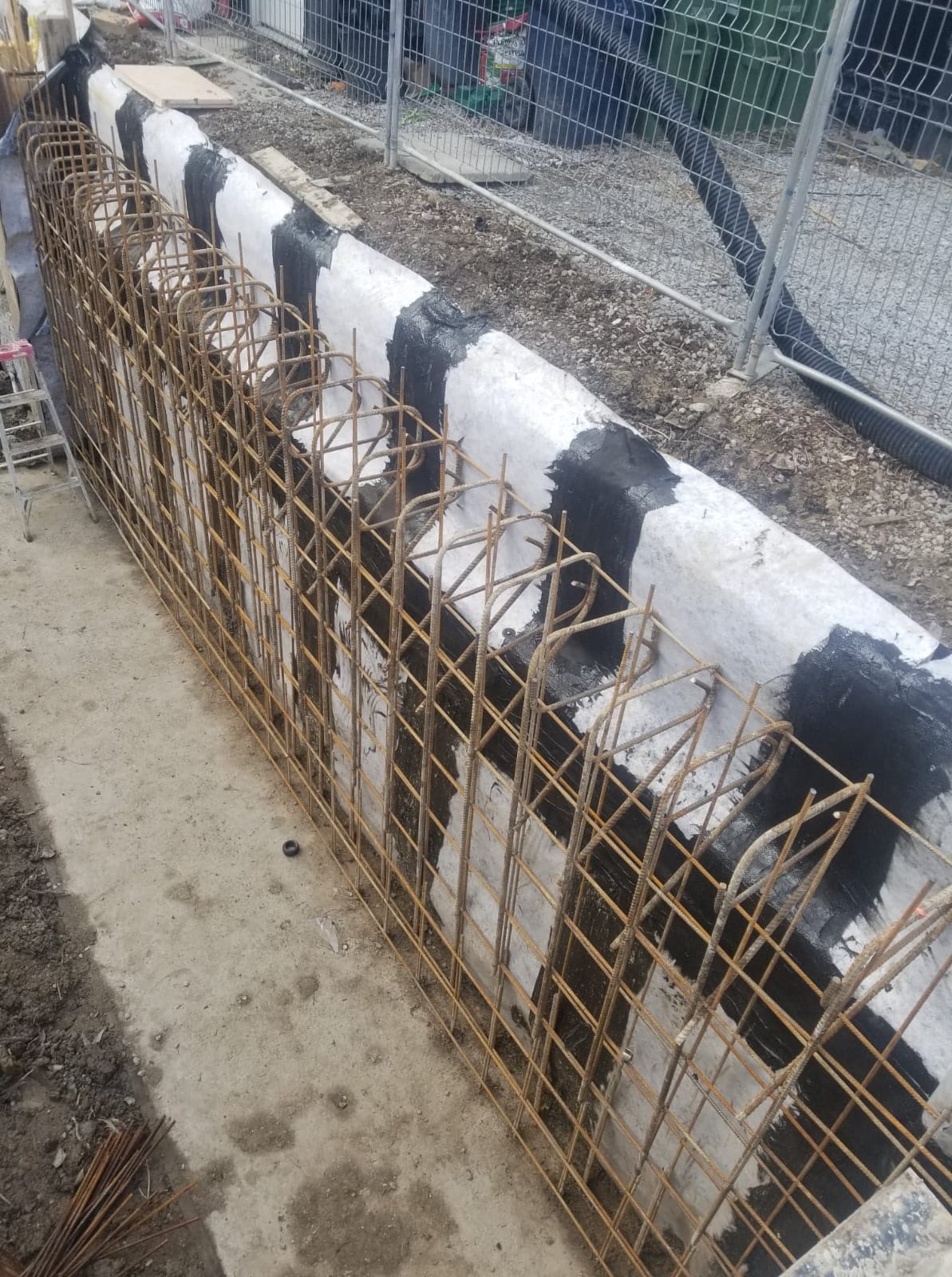 Bench footings project by MP1 Construction